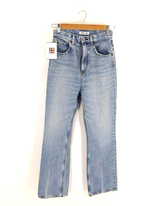 バビロン BABYLONE アンクルフレアデニムパンツ レディース JPN：36