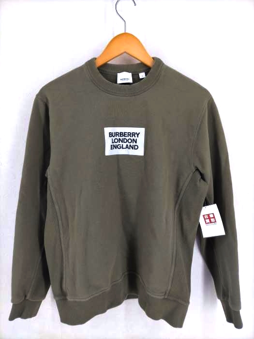 バーバリーロンドンイングランド BURBERRY LONDON ENGLAND ボックスロゴ クルーネックスウェット メンズ JPN：S