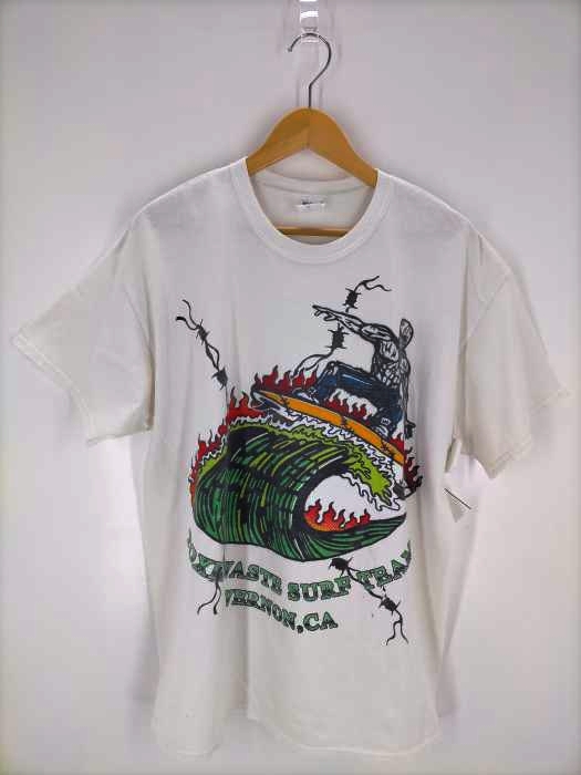 ウォーレンロータス Warren Lotas サーフプリント 半袖Tシャツ メンズ JPN：L