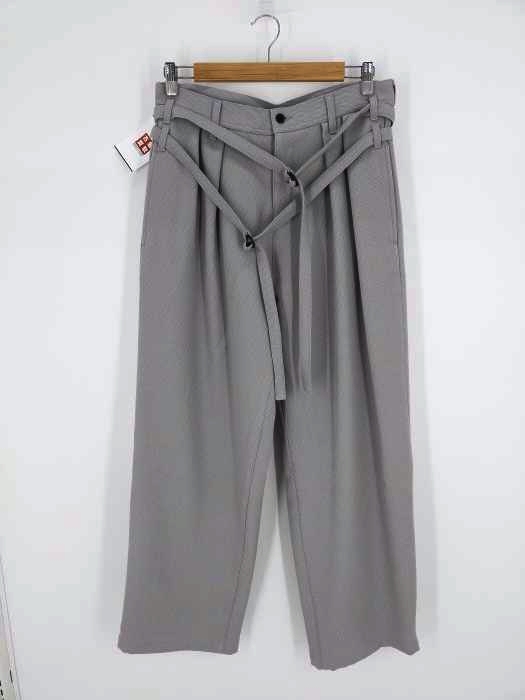 シャリーフ SHAREEF DOUBLE BELT PANTS メンズ JPN：2