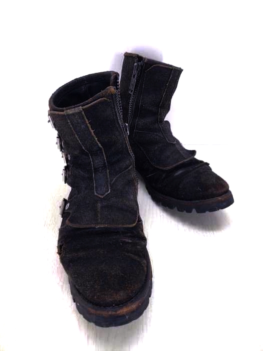 ブラックミーンズ BLACK MEANS 5 BUCKLE  SUEDE BOOTS 945-74GB09-2 メンズ 表記無