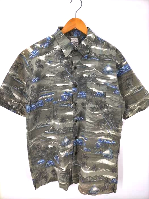 J.CREW(ジェイクルー) 総柄S/Sシャツ メンズ import:M