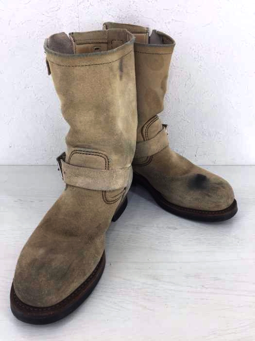 RED WING(レッドウィング) 8268 HERITAGE WORK 11inch ENGINEER BOOT Hawthorne Abilene Roughout メンズ US：8D