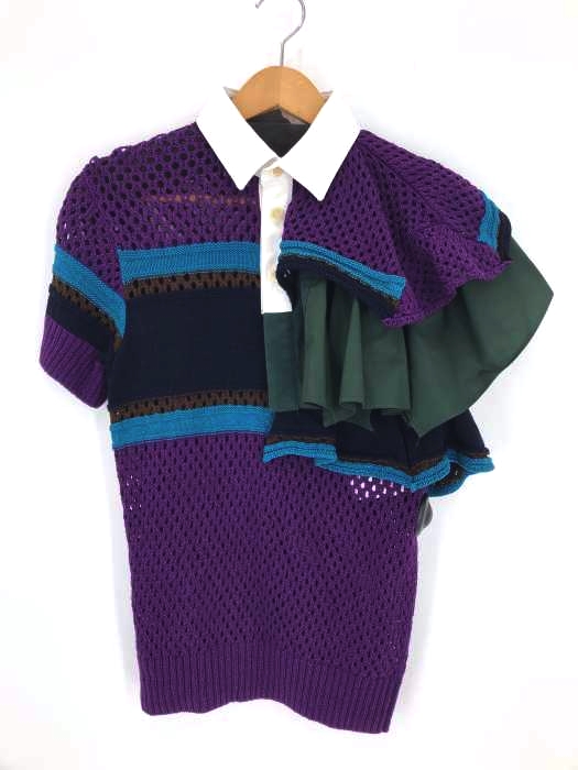Sacai(サカイ) ドッキングポロシャツ レディース JPN：1