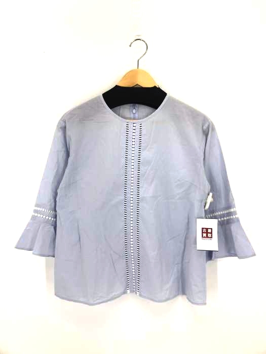 LANVIN en Bleu(ランバンオンブルー) バックジップカットソー レディース 表記無
