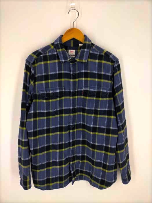 Levis(リーバイス) チェック柄 ヘビーコットンネルシャツ メンズ JPN：L