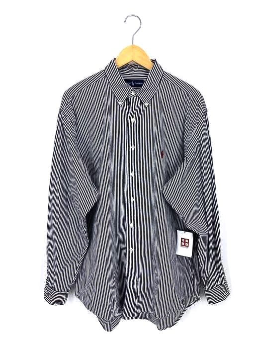 RALPH LAUREN(ラルフローレン) CLASSIC FIT ストライプ ボタンダウンシャツ スモールポニー メンズ import:XL