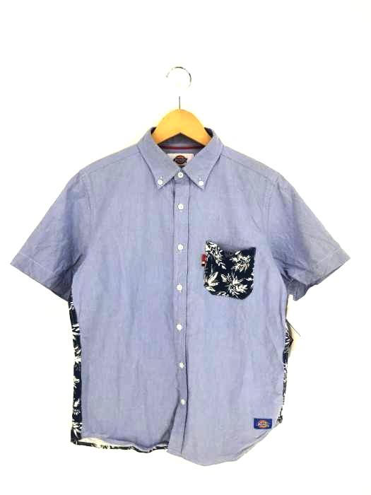 Dickies(ディッキーズ) ペリカンリーフ柄 切替半袖シャツ メンズ JPN：L