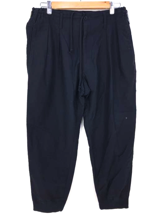 Yohji Yamamoto POUR HOMME(ヨウジヤマモトプールオム) 21SS TWILL HEM RIB PANTS メンズ JPN:2