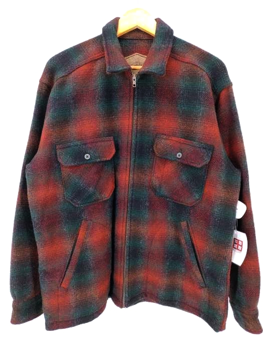 WOOLRICH(ウールリッチ) USA製 ウールジップアップジャケット メンズ import：L