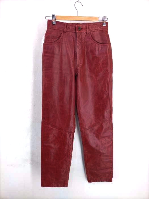 DANIER レザーパンツ レディース EUR:40-42