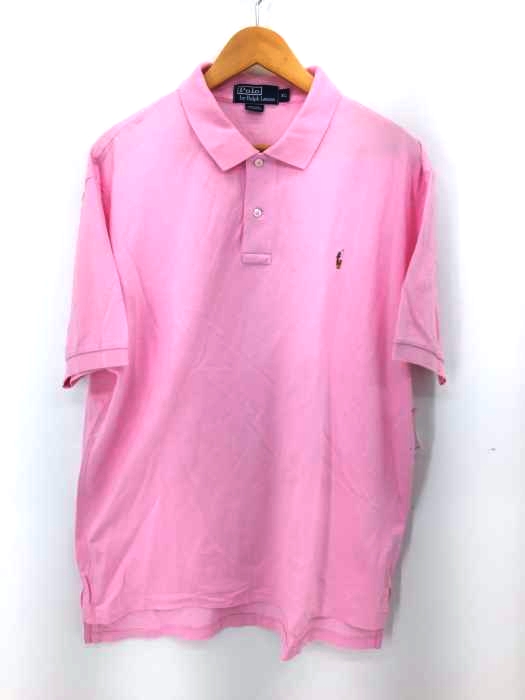 Polo by RALPH LAUREN(ポロバイラルフローレン) スモールポニー刺繍ポロシャツ メンズ import：XL