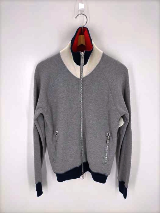 USED古着(ユーズドフルギ) DECENT55 トリコカラー スウェットジップアップブルゾン メンズ JPN：48