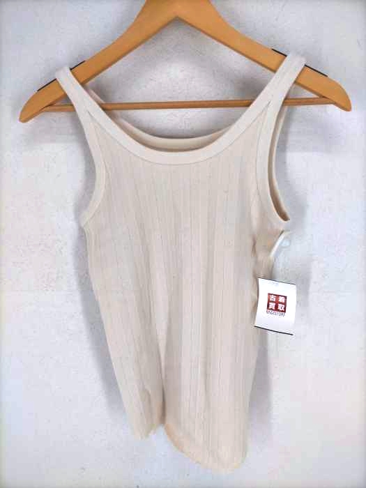 Healthknit(ヘルスニット) ヴィンテージ ブロード リブタンクトップ レディース 表記無