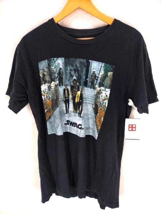 USED古着(ユーズドフルギ) STAR WARS SWAG プリントクルーネックTシャツ メンズ JPN：L