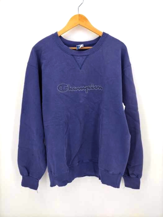 Champion(チャンピオン) 90S AUTHENTIC APPAREL 前V ビックスクリプトロゴ メンズ JPN：XL