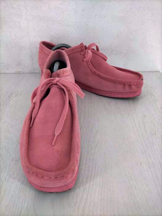 Clarks(クラークス) Wallabee Bright Pink Suede メンズ JPN：28