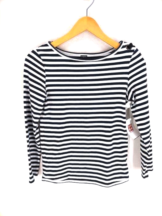 BALMAIN(バルマン) ショルダーリボン ボーダーカットソー レディース  無