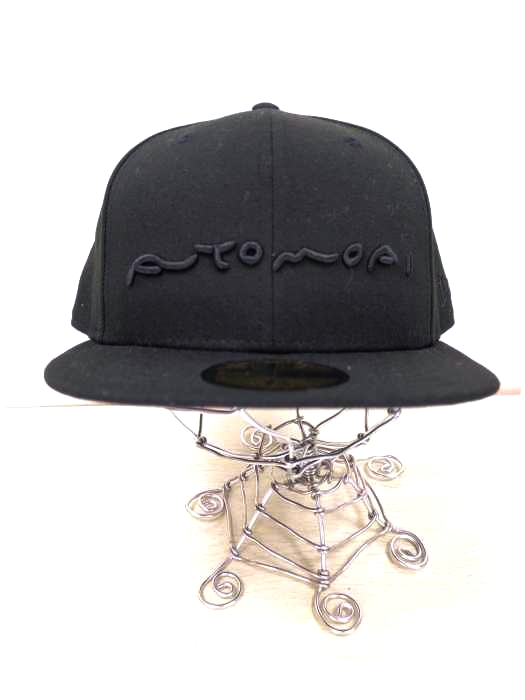 NEW ERA(ニューエラ) 59FIFTY AUTOMOAI オートモアイ ART シグネチャーロゴ ブラック 6パネルキャップ メンズ 7 1/2