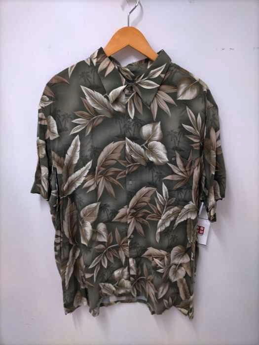 Croft&Barrow(クラフトアンドバロー) レギュラーカラー花柄シャツ メンズ JPN：XL