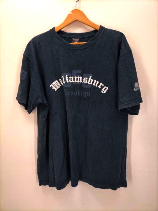 TRIPLE FIVE SOUL(トリプルファイブソウル) ロゴプリント クルーネック S/S Tee メンズ  XL