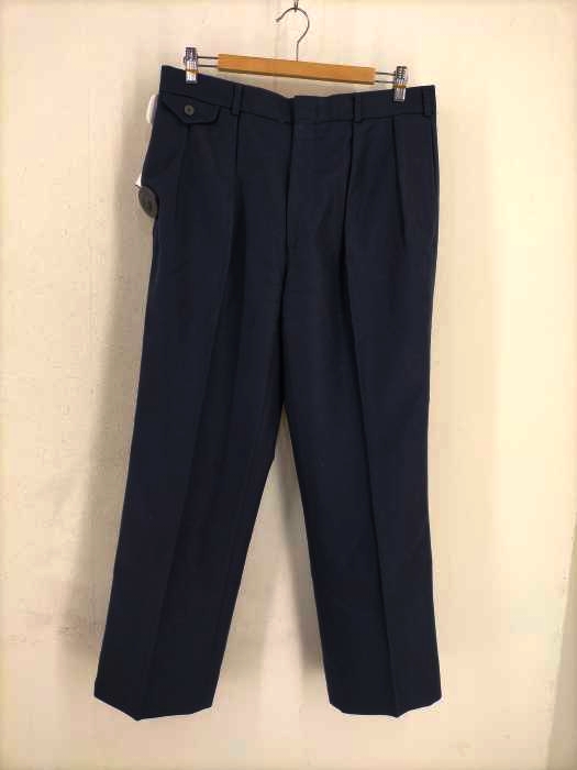 Polo by RALPH LAUREN(ポロバイラルフローレン) 80～90S ロケットタロンジッパー ウール2タックスラックス サスペンダーボタン メンズ 表記無