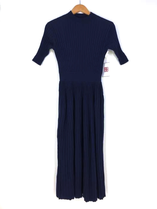 CLANE(クラネ) PLEATS KNIT ONE PIECE プリーツニットワンピース レディース JPN：1