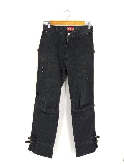 MENS BATSU(メンズバツ) 異素材切替 2way ブラックデニム メンズ JPN：M