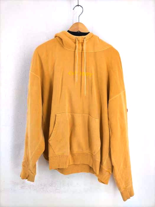 C.E(シーイー) フロントロゴ刺繍 バックプリントパーカースウェット メンズ JPN：XL