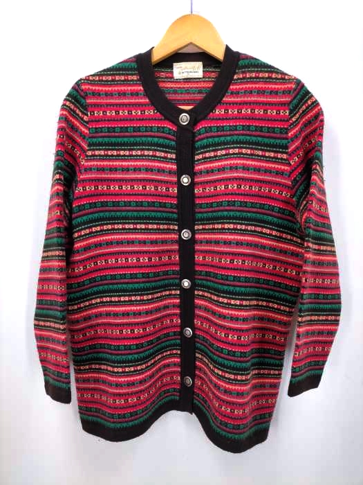 ミツコシ MITSUKOSHI 総柄カーディガン レディース JPN：XL