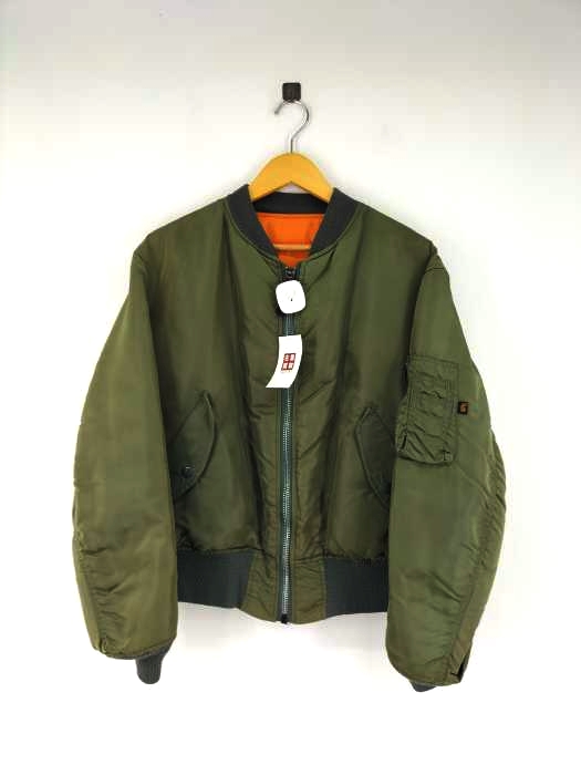 アルファインダストリーズ ALPHA INDUSTRIES MA-1 フライトジャケット リバーシブル メンズ JPN：L