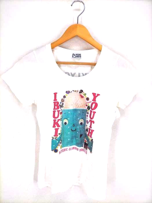 ヒステリックグラマー HYSTERIC GLAMOUR IBUKI YOUTH CREAM SODA Tシャツ レディース FREE