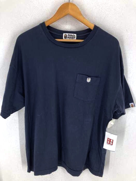 アベイシングエイプ A BATHING APE ポケット刺繍 Tシャツ メンズ 表記無