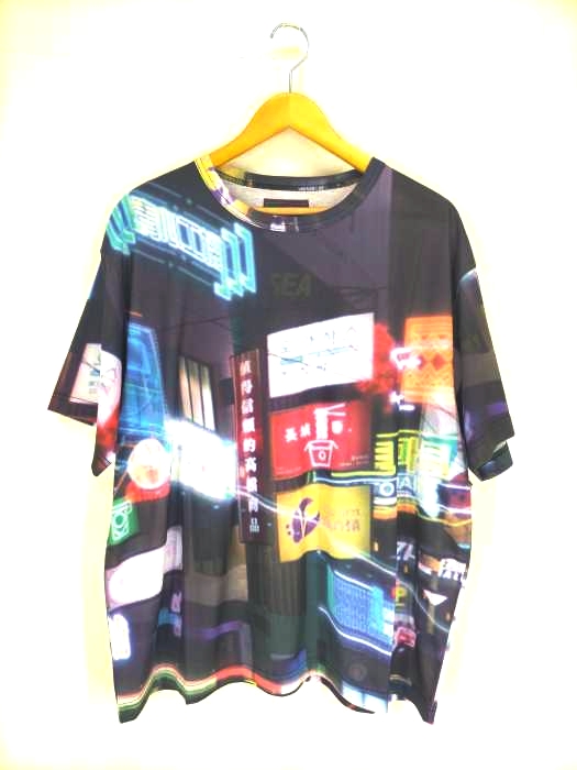 ウィンダンシー WIND AND SEA GHOST IN THE SHELL プリント半袖Tシャツ メンズ JPN:L