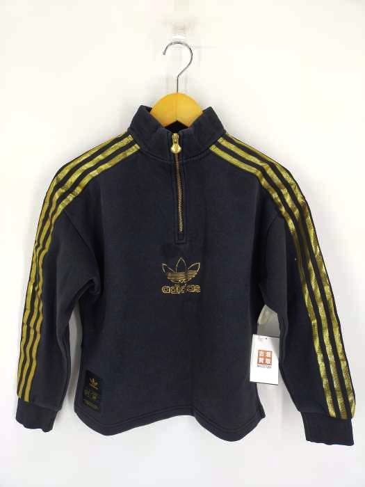 アディダスオリジナルス adidas Originals クォータージップスウェットレディースオリジナルスウェアトップススウェット レディース JPN：XS