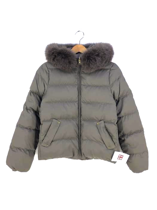 ユナイテッドアローズグリーンレーベルリラクシング UNITED ARROWS green label relaxing CS リバーシブルグリーンダウンジャケット レディース  40