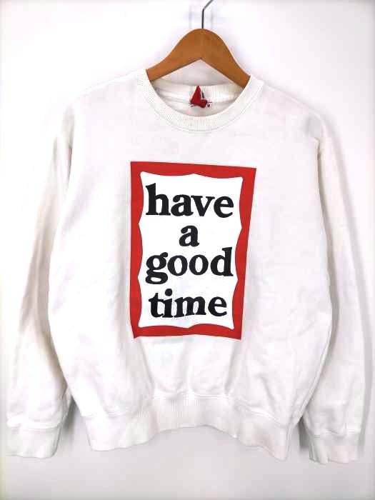 HAVE A GOOD TIME(ハブアグッドタイム) FRAME CREWNECK スウェット メンズ JPN：M