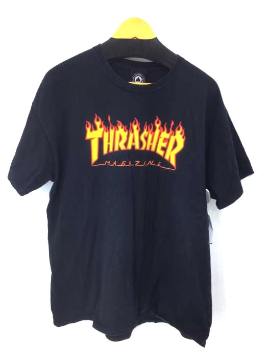THRASHER(スラッシャー) スペードタグ ロゴプリントTシャツ メンズ import：XL