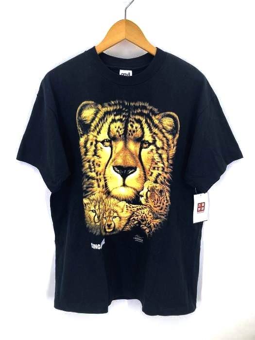 USED古着(ユーズドフルギ) AnvilボディZOOPER USA製 アニマルTシャツ メンズ XL