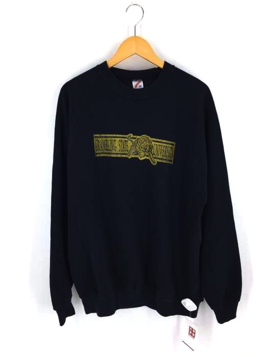 USED古着(ユーズドフルギ) JERZEEZボディ USA製 GRAMBLING STATE UNIVERSITY プリント ラグランスリーブスウェット メンズ  3XL