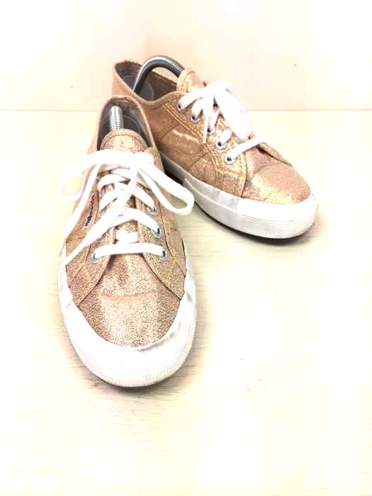 スペルガ SUPERGA ラメ ローカットスニーカー レディース  37