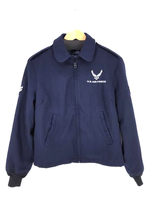 ユーエスエアフォース U.S AIR FORCE DSCP 米空軍 キルティングライナー付 フライトジャケット メンズ  12L