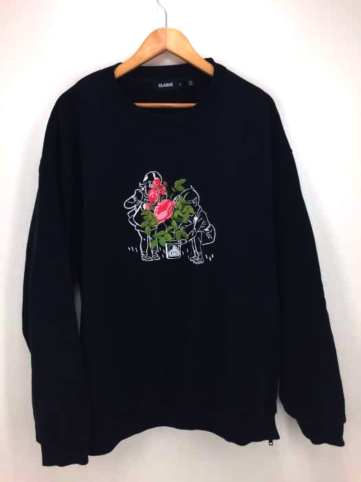 XLARGE(エクストララージ) SIDE ZIP CREWNECK SWEAT メンズ JPN:XL