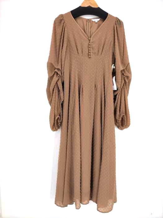 moussy(マウジー) SHEER DOT VOLUME SLEEVE ドレス レディース  1