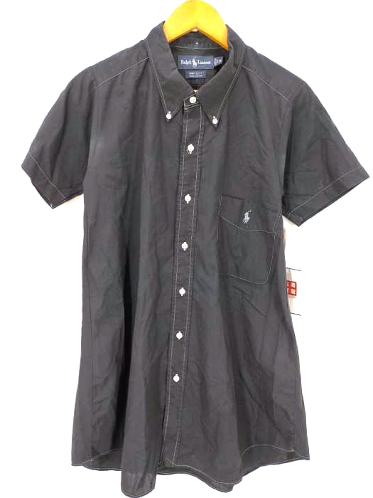 RALPH LAUREN(ラルフローレン) BARTLETT 製品染め B.D シャツワンピース レディース import：XXL