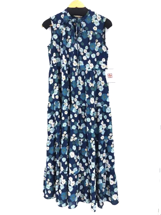 UNIQLO(ユニクロ) ノースリーブ ティアードワンピース レディース JPN:M