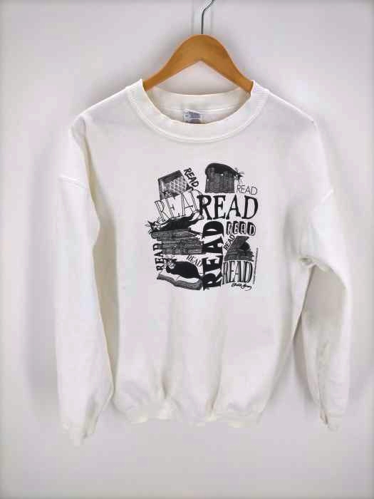 GILDAN コピーライト2008 EDWARD GOREY  クルーネックスウェット メンズ JPN：M