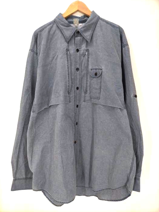USED古着(ユーズドフルギ) THE TERRITORY AHEAD コットンナイロンシャツ メンズ JPN：XXL