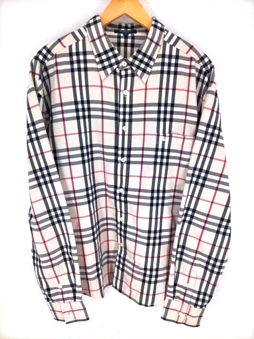 BURBERRY LONDON(バーバリーロンドン) ノバチェック BD シャツ メンズ JPN:XL