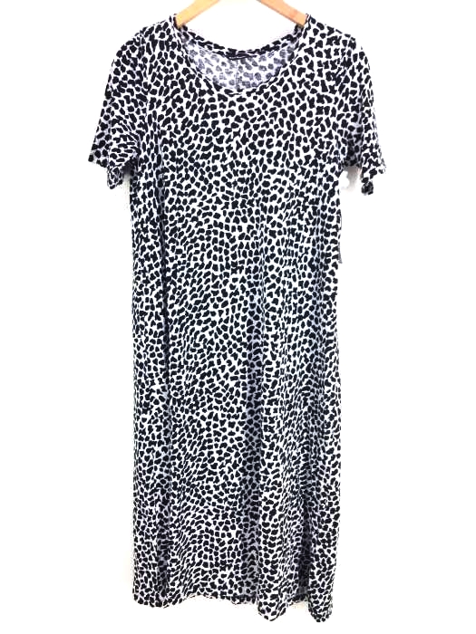 marimekko(マリメッコ) コットンリネン レオパード柄カットソーワンピース レディース  S